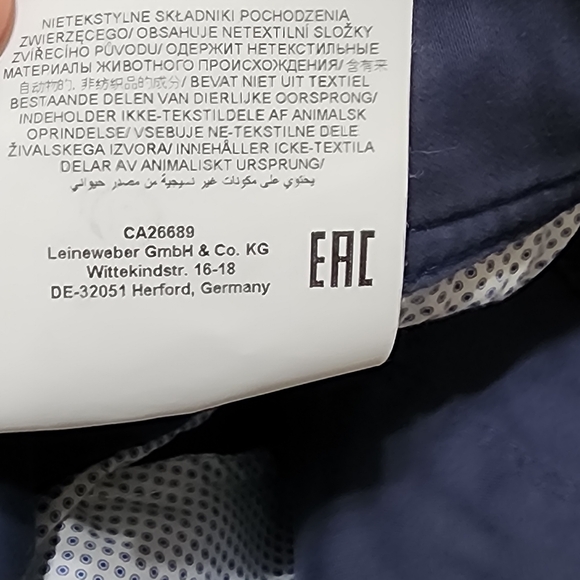 Brax Feel Good Mens Pants Blue Cooper Fancy Regular 32/34 - Picture 9 of 9